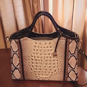 Leather BRAHMIN Satchel